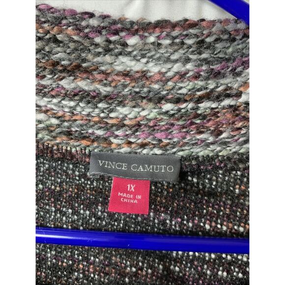 Vince Camuto Multicolor Sweater Womens Size 1X Cowl Neck - Picture 5 of 8